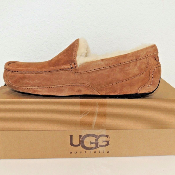 UGG Australia Ascot Slippers Loafers - Chestnut - Picture 3 of 5